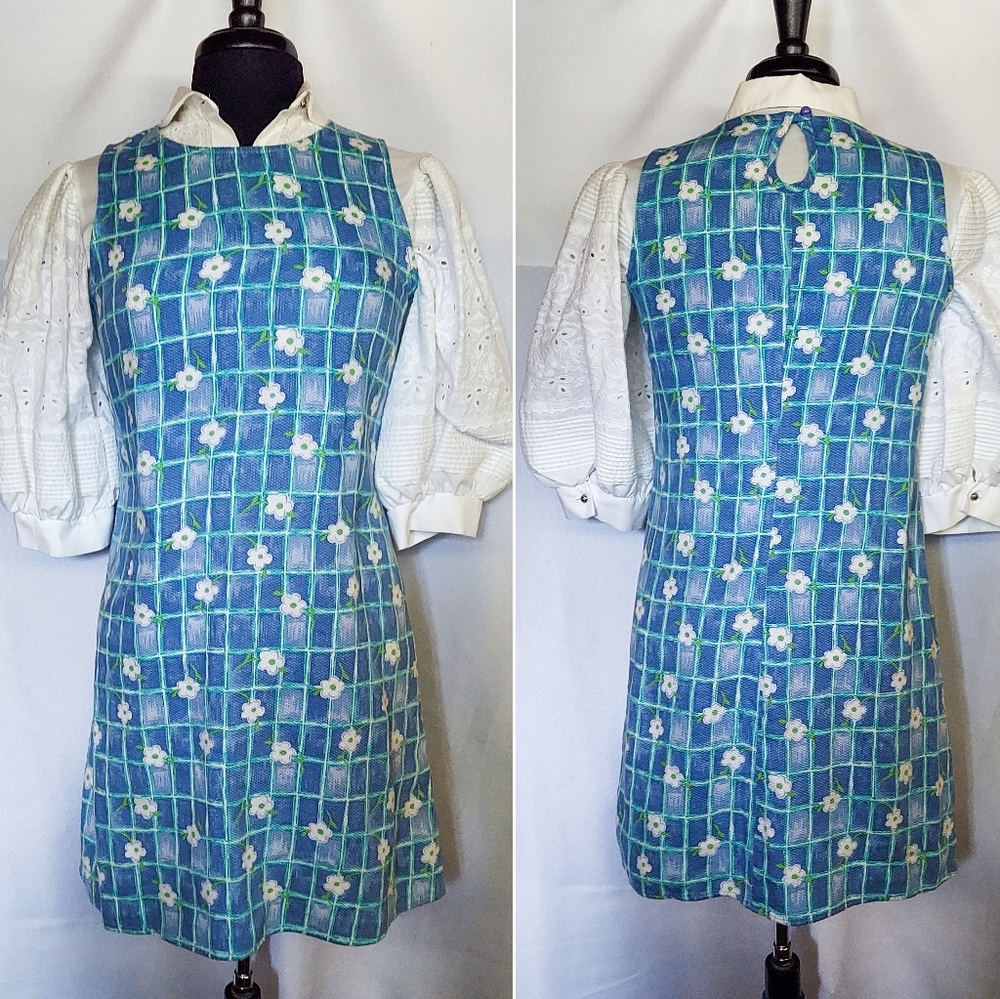 90s does 60s mini dress